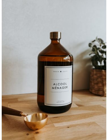 Alcool Ménager - Bouteille Ambre