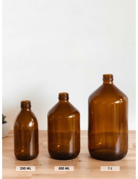 Flacon Ambre 500 ml - Lait corps