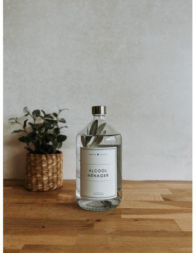 Alcool Ménager - Bouteille Transparent