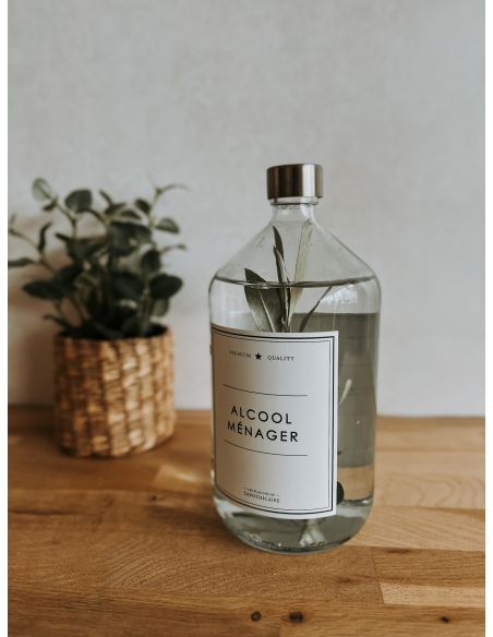 Alcool Ménager - Bouteille Transparent