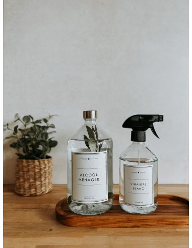 Alcool Ménager - Bouteille Transparent