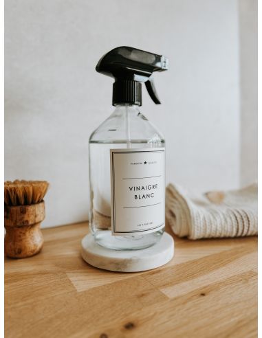 Sous-Flacon en Marbre Blanc (2 pces)