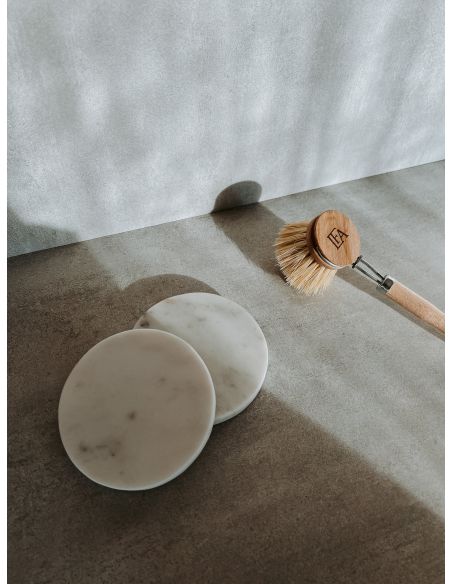 Sous-Flacon DEAN en Marbre Blanc (2 pces)