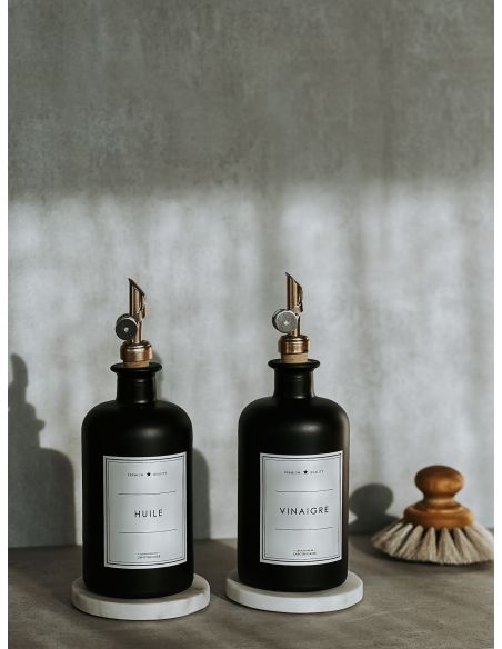 Sous-Flacon DEAN en Marbre Blanc (2 pces)