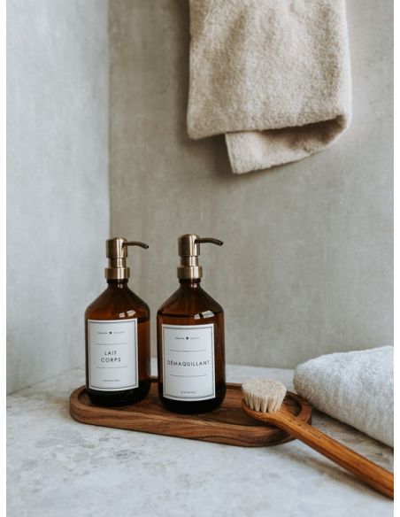 Flacon Ambre 500 ml - Lait corps