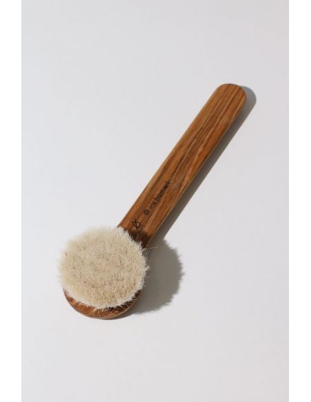 Brosse Visage en Bois de Chêne et poils de chèvre