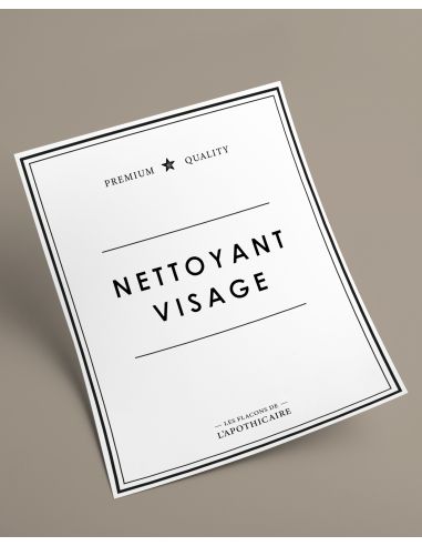 Etiquette Nettoyant Visage