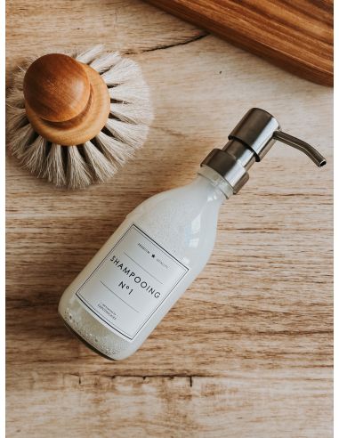 Flacon Verre Transparent - Shampooing N°1