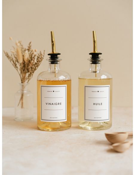 Bouteille en Verre Transparent - Vinaigre
