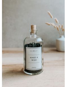 Flacon Make a wish - Allumettes Noir/Noir