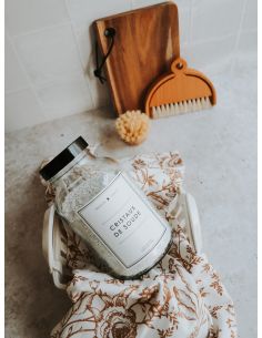 Bocal Transparent - Cristaux de Soude