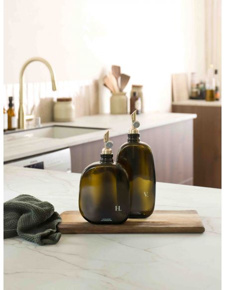 PAP Bouteille Huile Vert Antique - Collection Organic