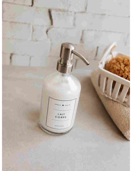 Flacon en Verre Transparent - Lait Corps