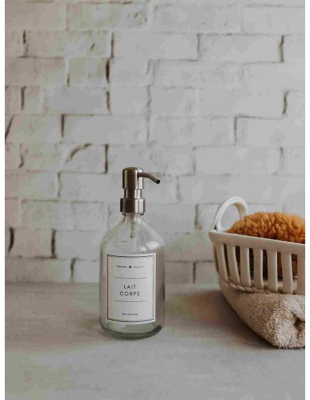 Flacon en Verre Transparent - Lait Corps