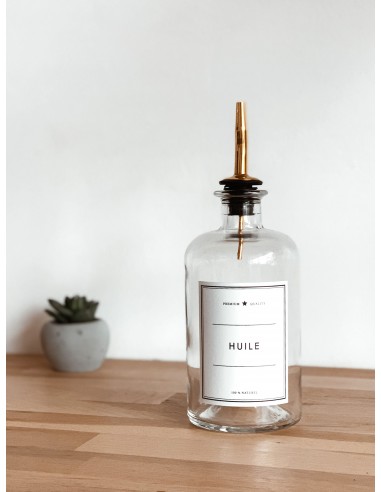 Etiquette Huile