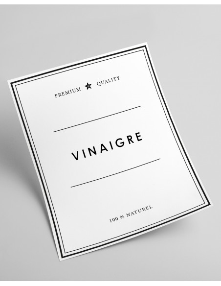 Etiquette Vinaigre